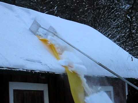 屋根の雪下ろしを簡単にやってのける発明品