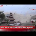 ネパール地震の瞬間に撮影した街の風景