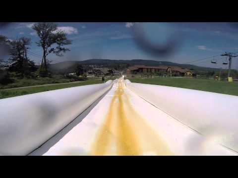 世界一長いウォータースライド、その長さ600メートル