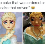 ケーキ屋さんにエルザのケーキを頼んだ結果・・・ これは食べられない