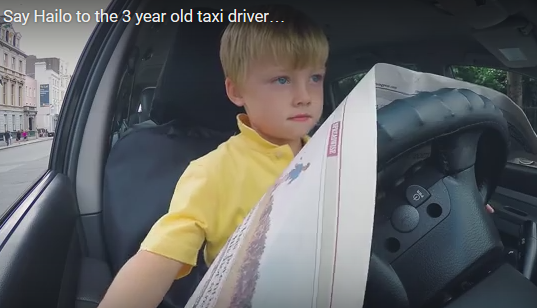 もし、乗ったタクシーの運転手が3歳の子供だったら？ というドッキリ