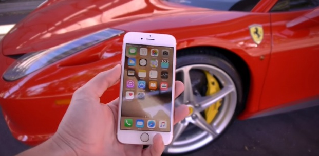 【お前らもやってみ？】iPhone6sはフェラーリが踏み潰しても全くの無傷だった