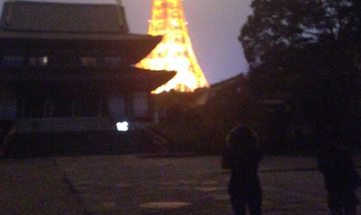 撮影下手過ぎて外から撮った東京タワーが完全に火事ｗｗ