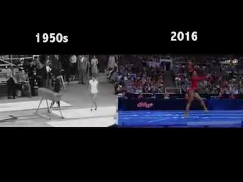 体操競技、60年の変化がよくわかる比較動画