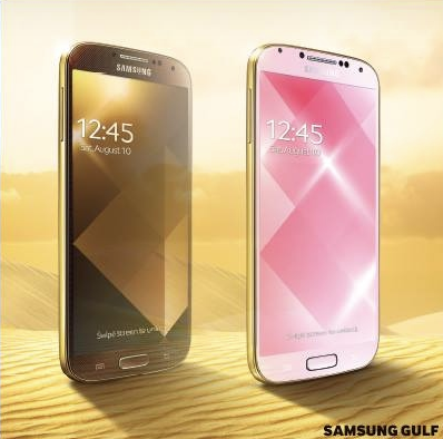 golden Galaxy S4