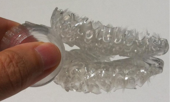 3Dプリントの歯ブラシ