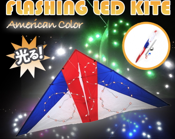 Flashing LED Kite