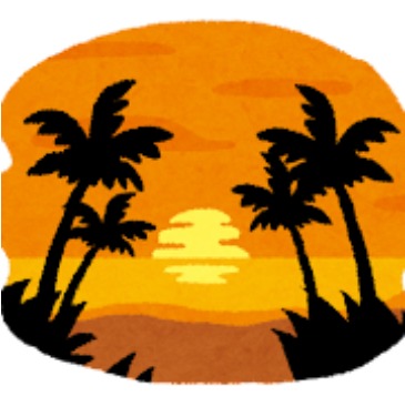 浜辺　夕暮れ　夕焼け