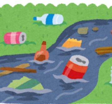 河川　汚れた川