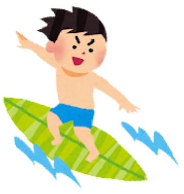 サーフィン　波乗り