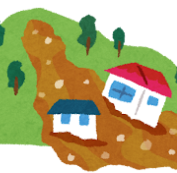 土石流　土砂災害　地すべり