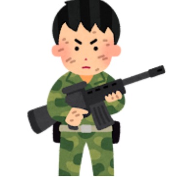 少年兵　マシンガン　機関銃